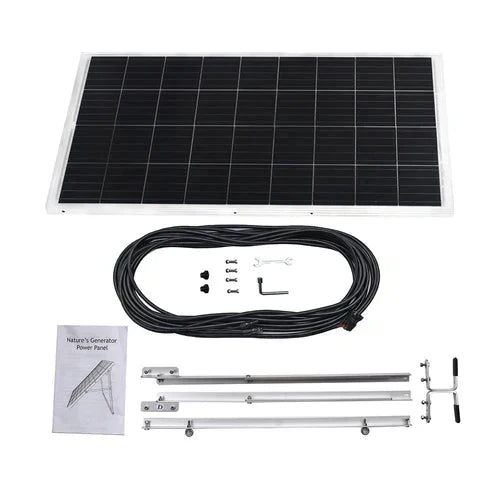 Natures Generator Lithium 3600 Solar Generator With Power Pod + 4 x 410W Monocrystalline Solar Panel
