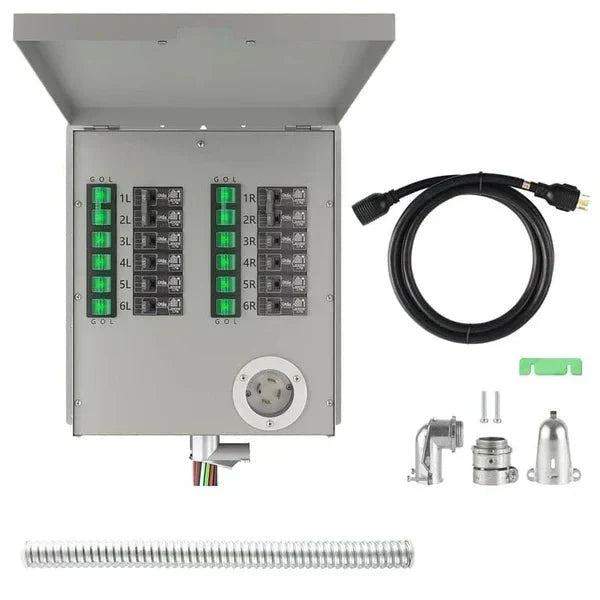 Natures Generator Lithium 6000 Solar Generator With Transfer Switch