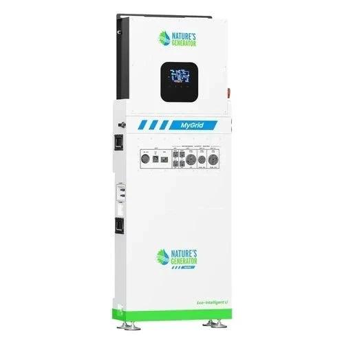 Natures Generator MyGrid 10K With Solar Battery + 8 x 400W Folding Solar Panel