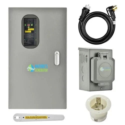 Natures Generator MyGrid 10K With Solar Battery + 8 x 410W Rigid Solar Panels + 50A Automatic Transfer Switch