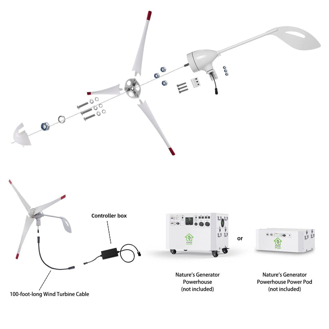Refurbished - Nature's Generator Powerhouse Wind Turbine