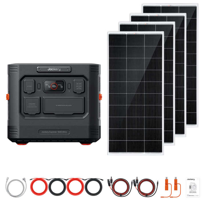 Jackery Explorer 1500 Ultra + Custom Solar Panels Kits