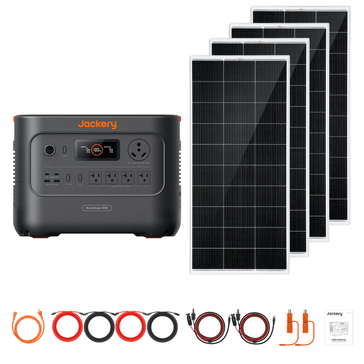 Jackery HomePower 3000 + Custom Solar Panels Kits