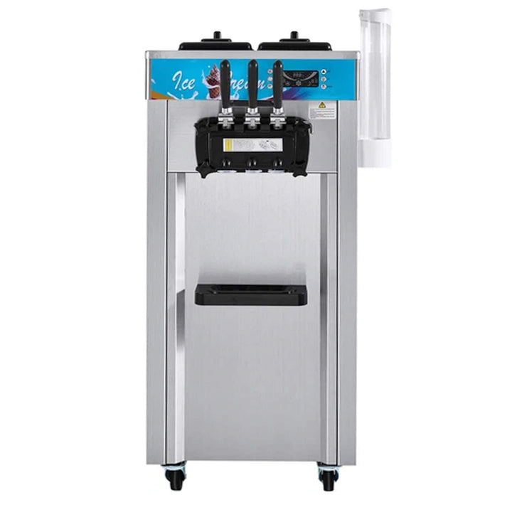 Stainless Steel Commercial 3-Flavor Soft Serve Ice Cream Machine Maker 21-31 L/H