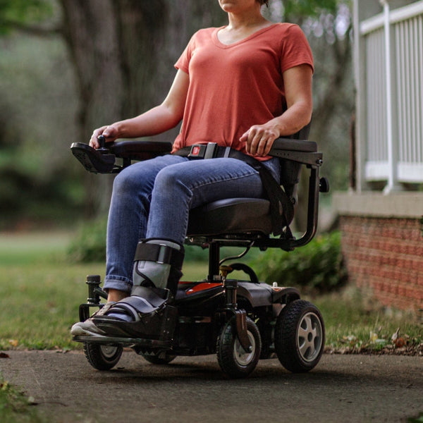 SuperHandy GoRide CRZ Powerchair - 300lb Capacity Rear-Wheel Drive 6.7 Mile Range Power Wheelchair
