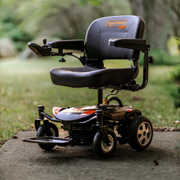 SuperHandy GoRide CRZ Powerchair - 300lb Capacity Rear-Wheel Drive 6.7 Mile Range Power Wheelchair