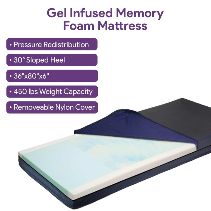 Ultra Low Expandable Width Electric Homecare Hospital Bed with Memory Foam Mattress